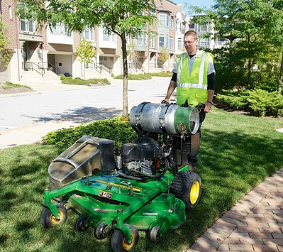 Schill's propane-powered mowers reduce air pollution