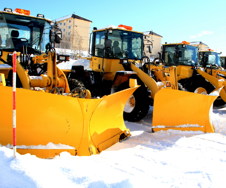 Schill commercial snow and ice removal plows