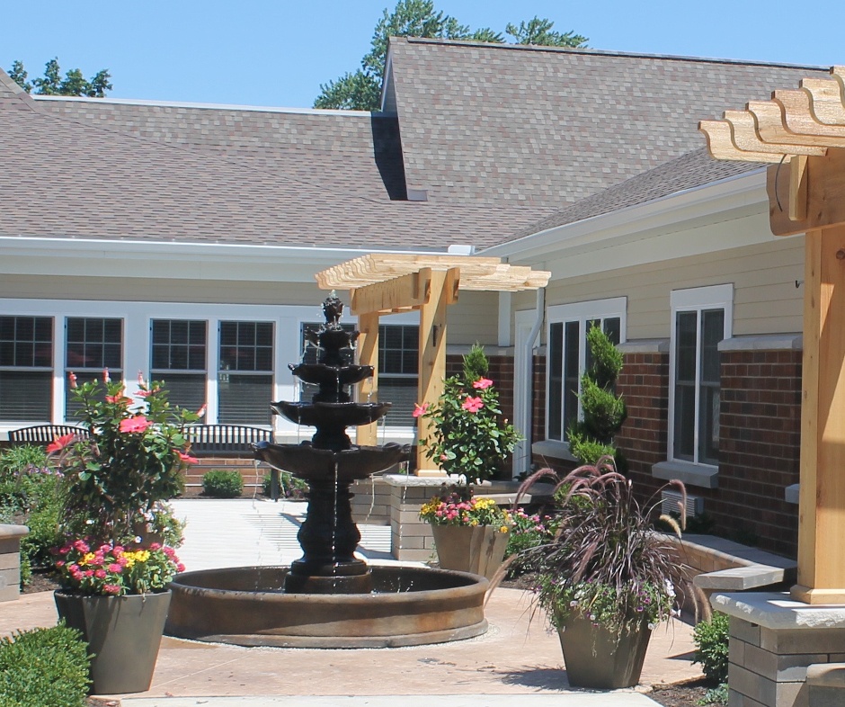 New courtyard