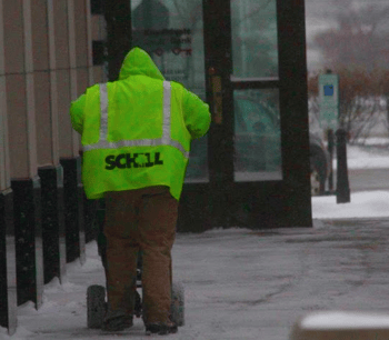 small snow removal crews dedicate time and attention to the properties they serve