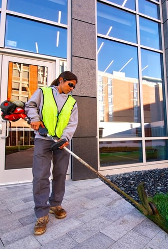 commercial property managers who have had bi-weekly edging in the past are usually disappointed with monthly edging because their properties lose that manicured look