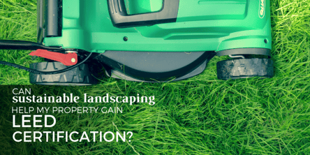 electric lawnmower sustainable landscaping