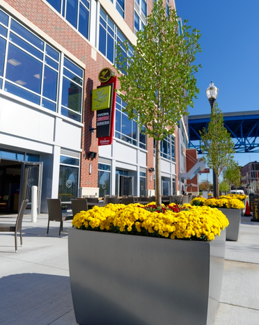 outdoor planters help properties change their look each season outdoor planters help properties change their look each season