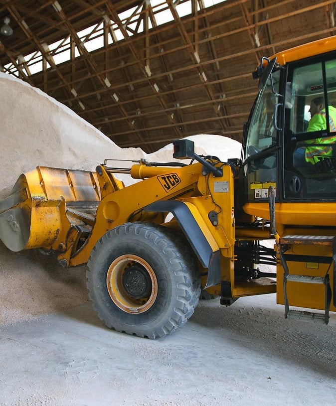 Schill’s commercial salt truck