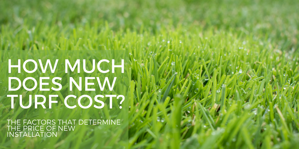 how much does new turf cost for new landscape